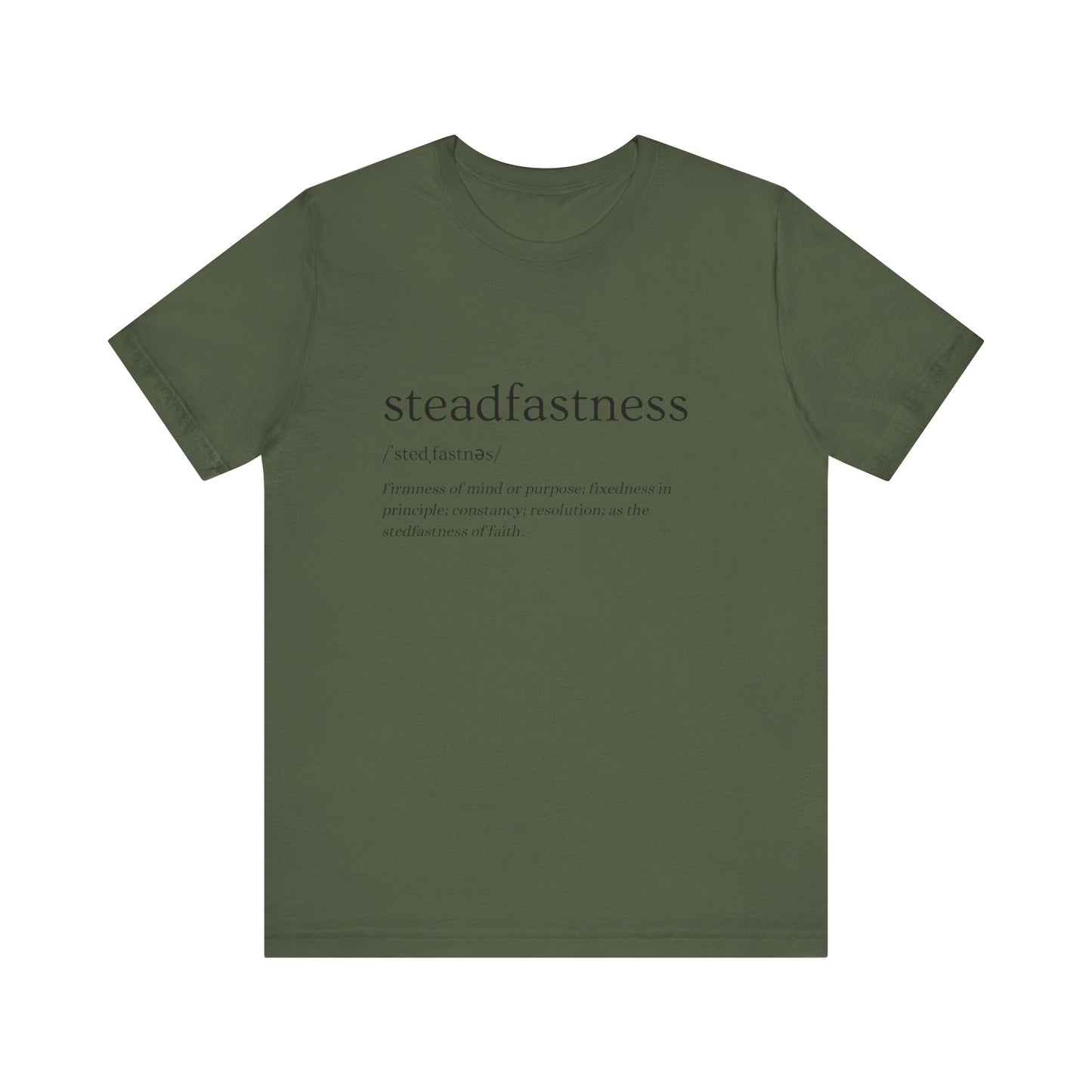 Faith Based Apparel | Steadfastness of Faith Tee - Faith & Familyhood Co.