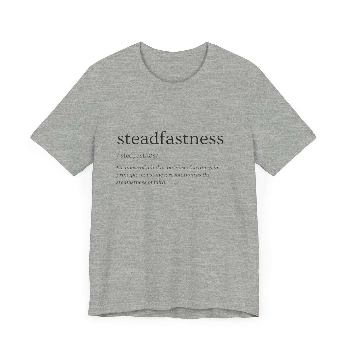 Faith Based Apparel | Steadfastness of Faith Tee - Faith & Familyhood Co.