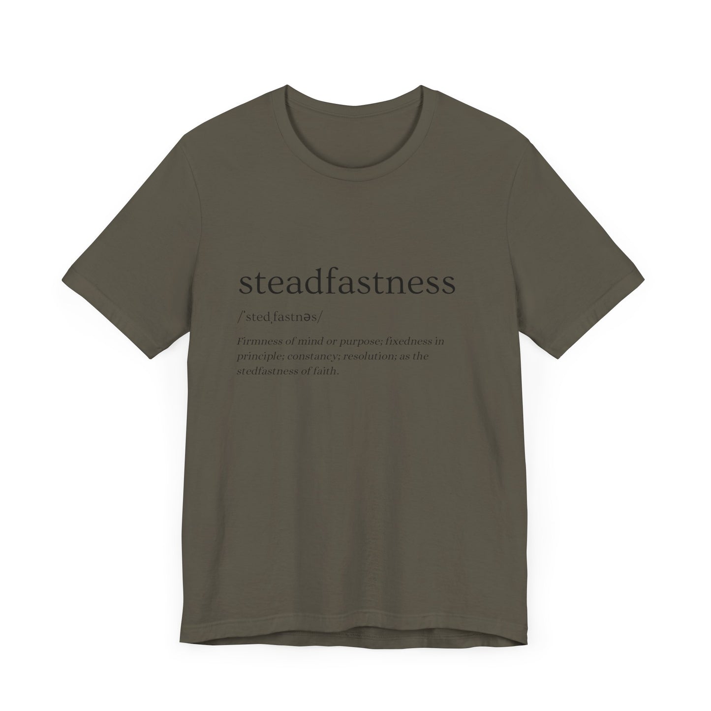 Faith Based Apparel | Steadfastness of Faith Tee - Faith & Familyhood Co.