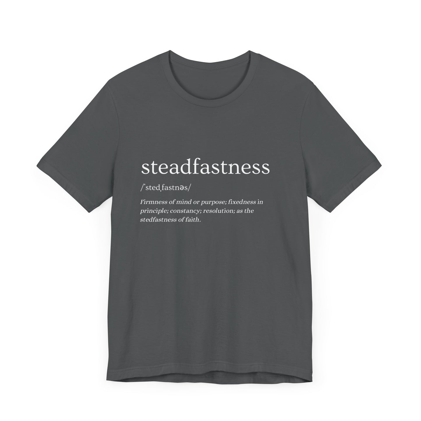 Faith Based Apparel | Steadfastness of Faith Tee - Faith & Familyhood Co.