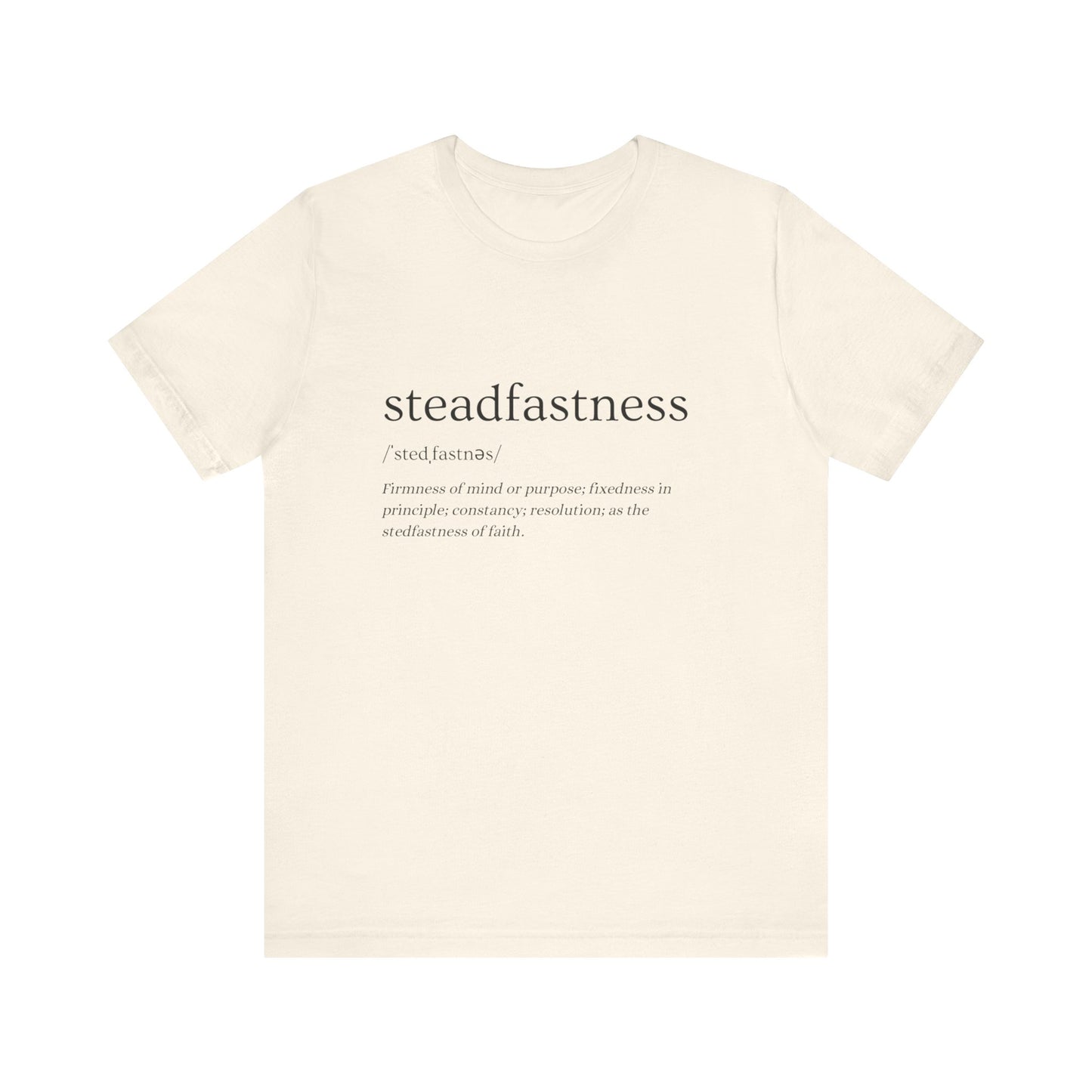 Faith Based Apparel | Steadfastness of Faith Tee - Faith & Familyhood Co.