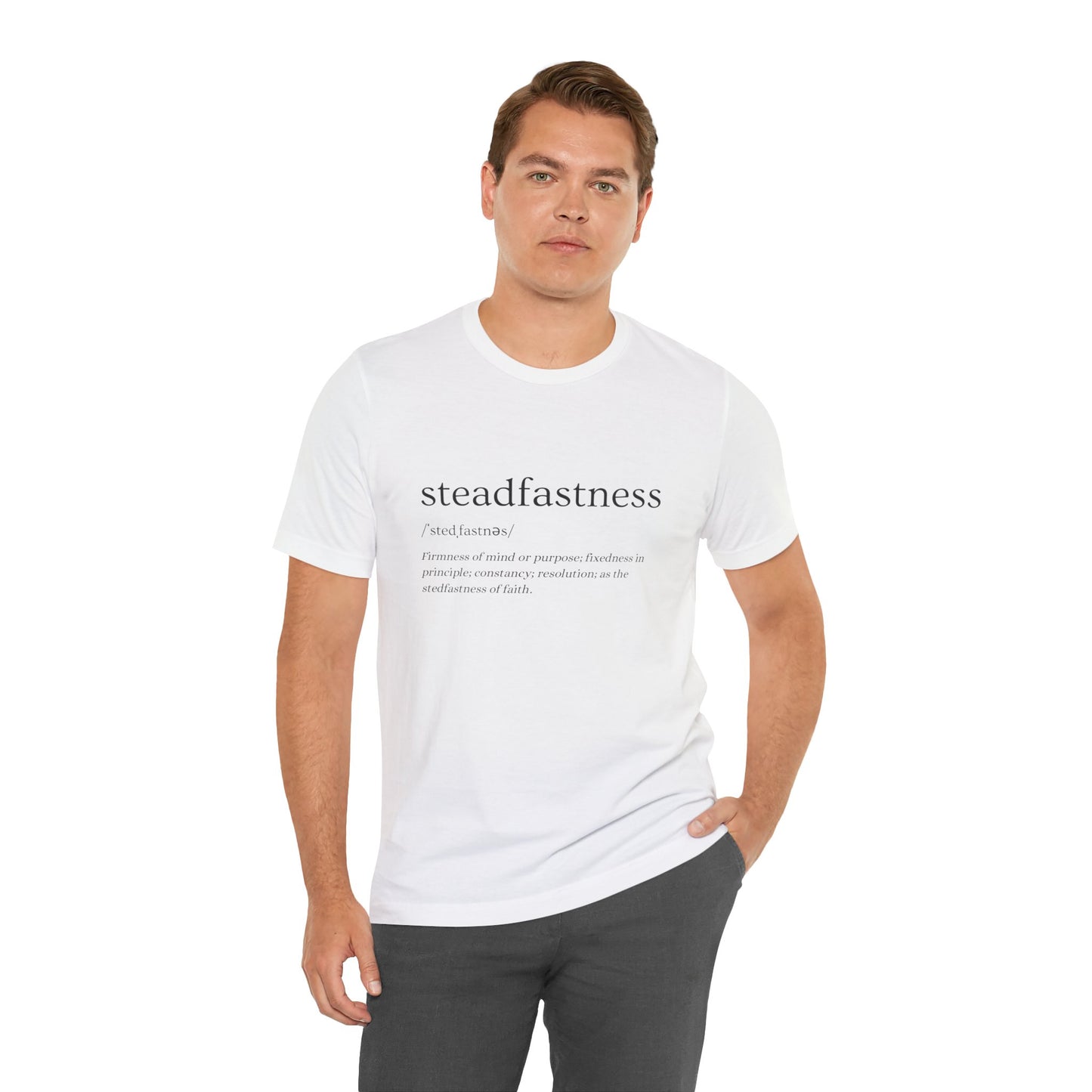 Faith Based Apparel | Steadfastness of Faith Tee - Faith & Familyhood Co.