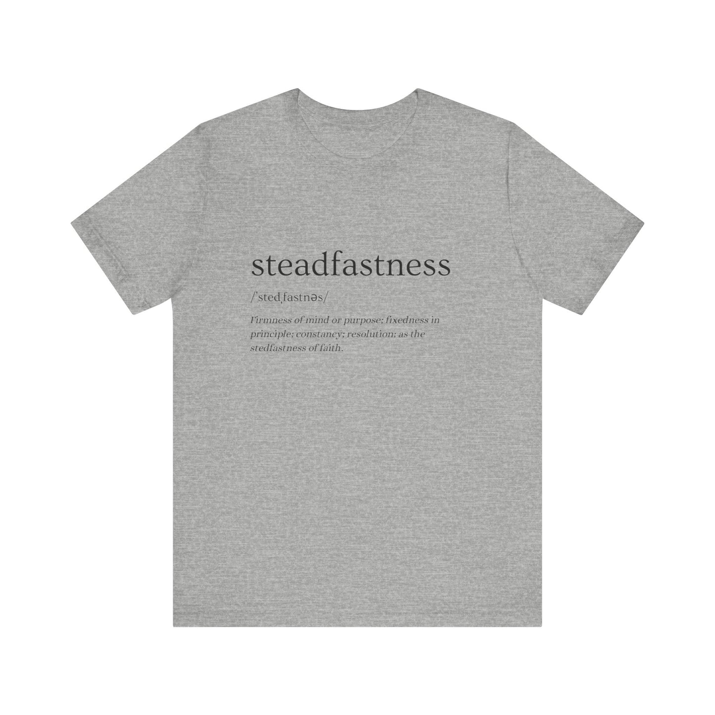 Faith Based Apparel | Steadfastness of Faith Tee - Faith & Familyhood Co.
