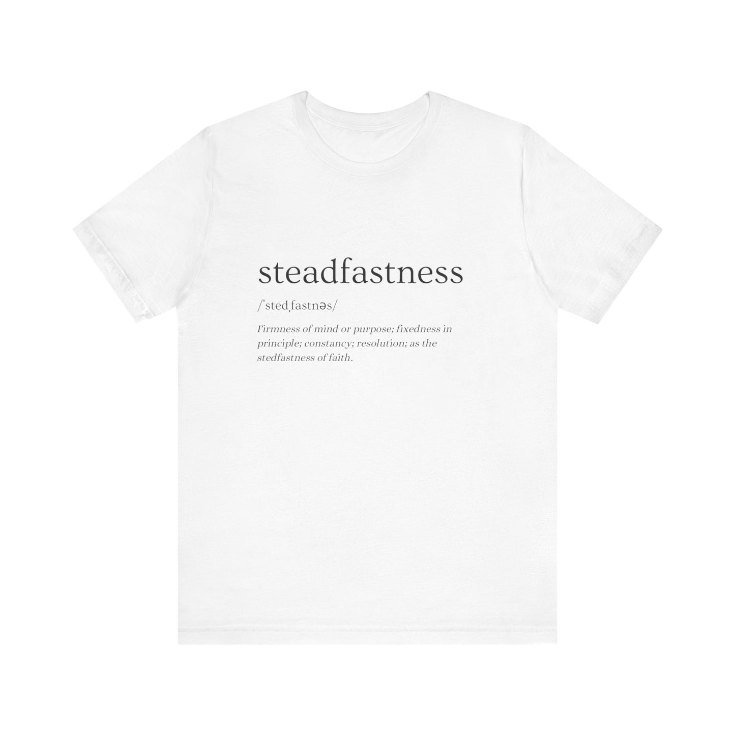Faith Based Apparel | Steadfastness of Faith Tee - Faith & Familyhood Co.
