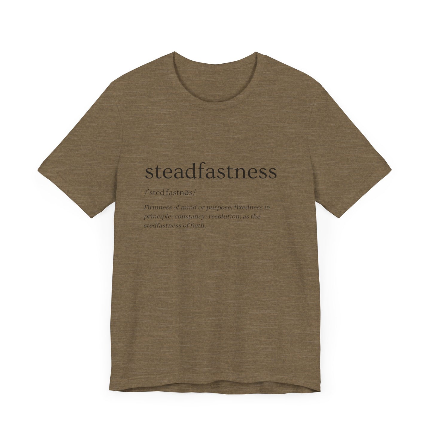 Faith Based Apparel | Steadfastness of Faith Tee - Faith & Familyhood Co.