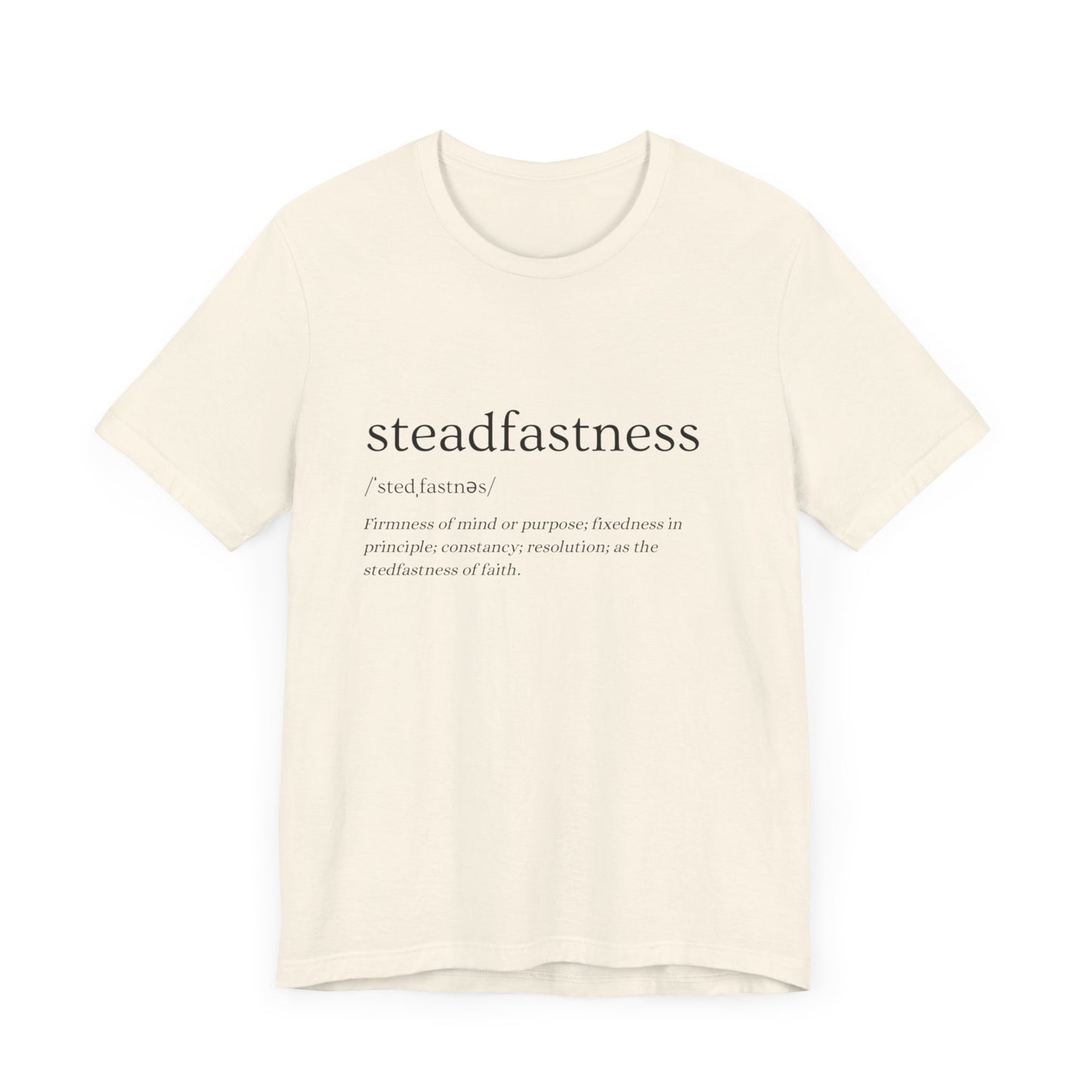 Faith Based Apparel | Steadfastness of Faith Tee - Faith & Familyhood Co.