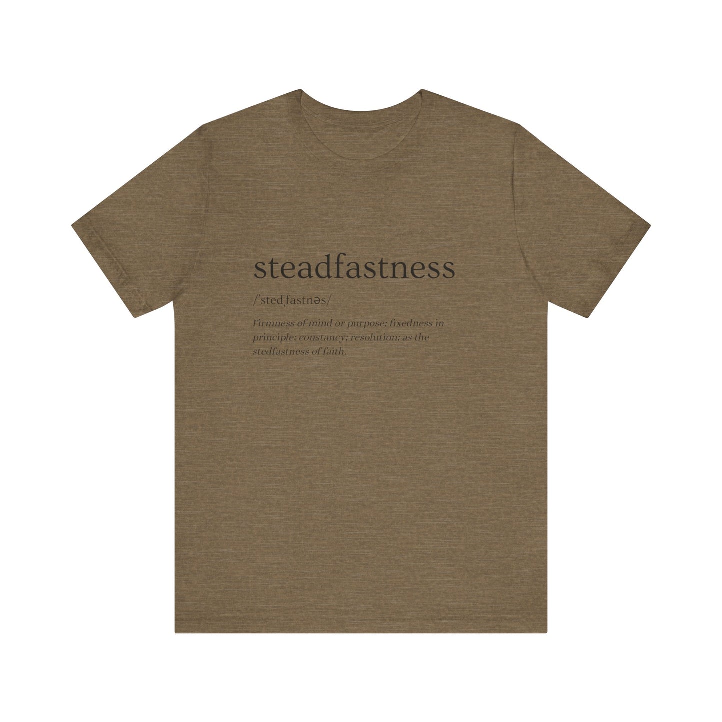 Faith Based Apparel | Steadfastness of Faith Tee - Faith & Familyhood Co.