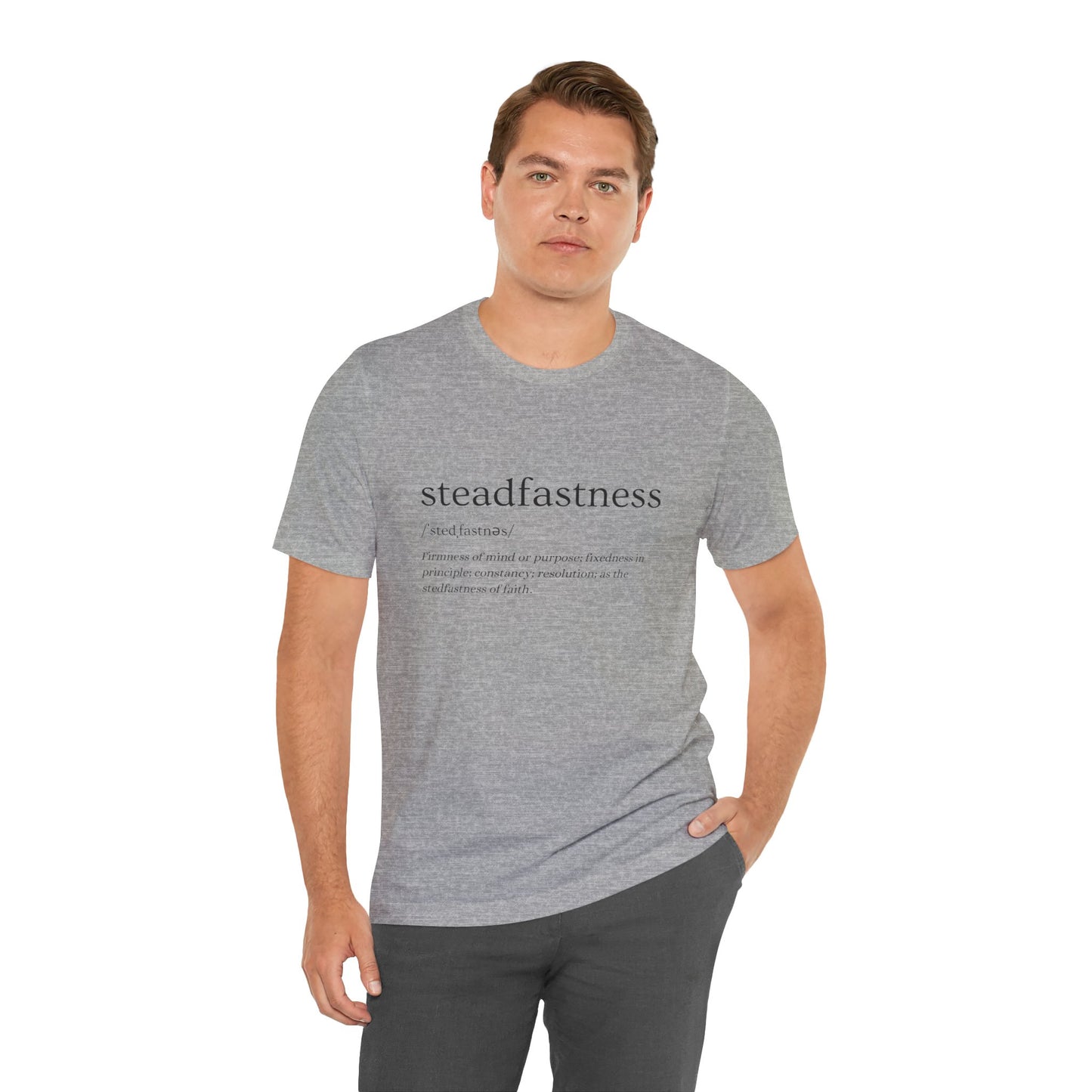 Faith Based Apparel | Steadfastness of Faith Tee - Faith & Familyhood Co.