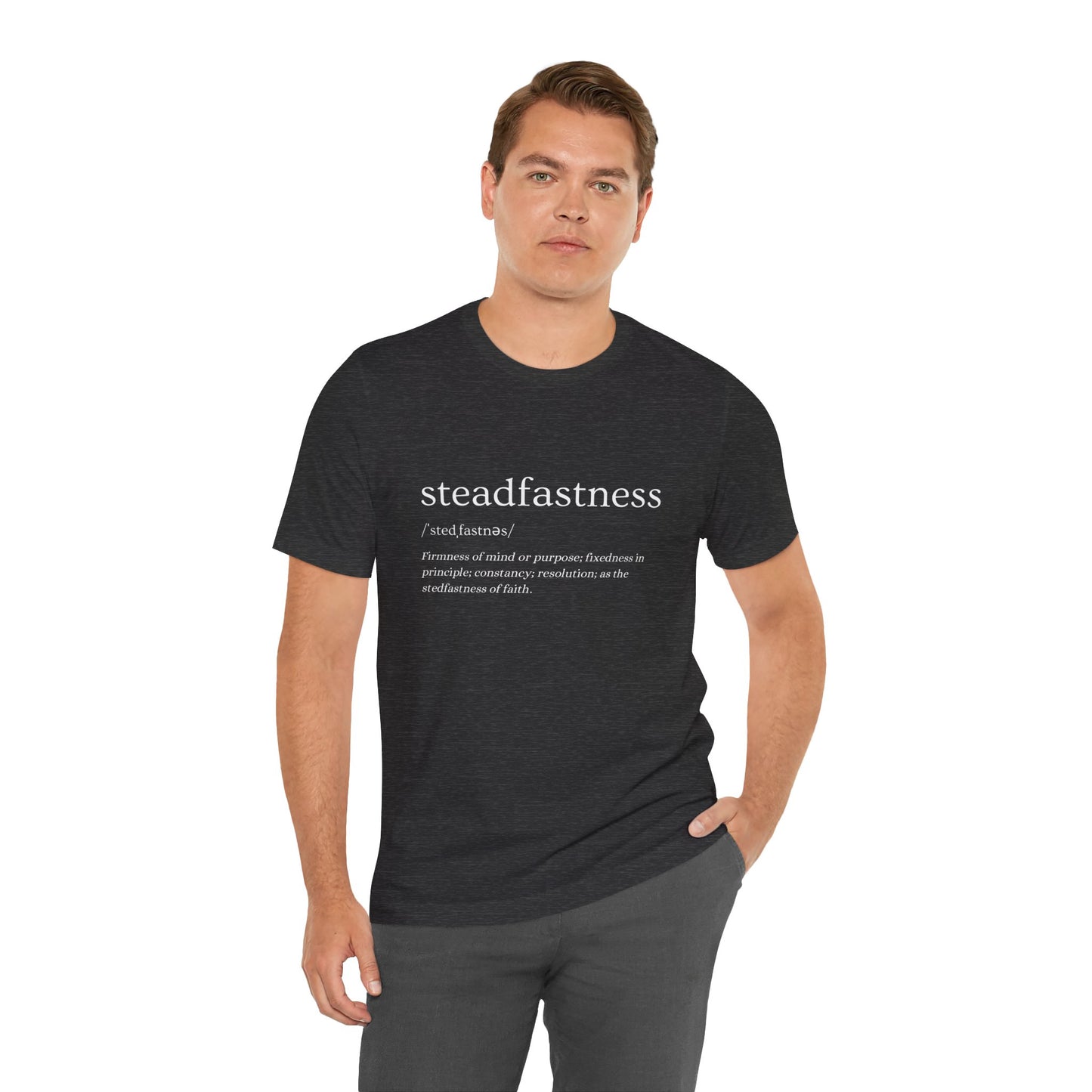 Faith Based Apparel | Steadfastness of Faith Tee - Faith & Familyhood Co.