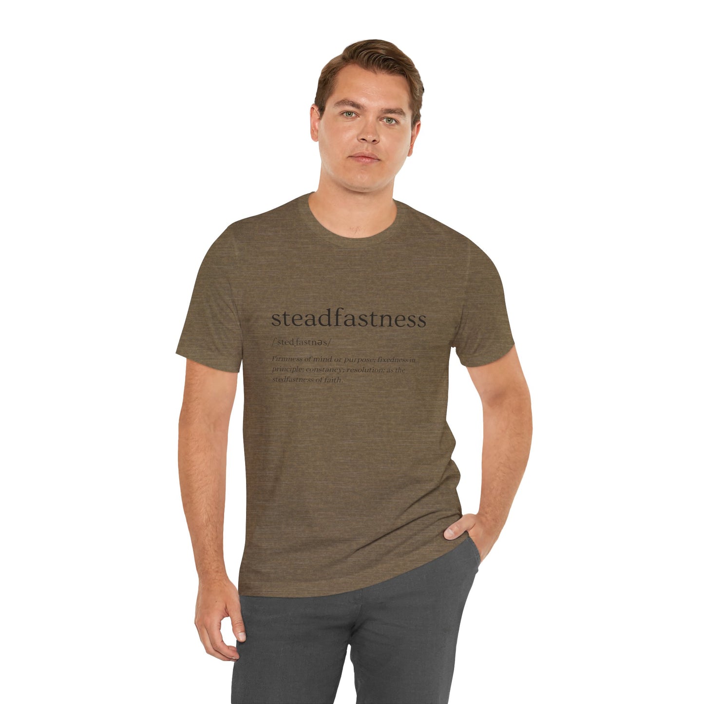 Faith Based Apparel | Steadfastness of Faith Tee - Faith & Familyhood Co.