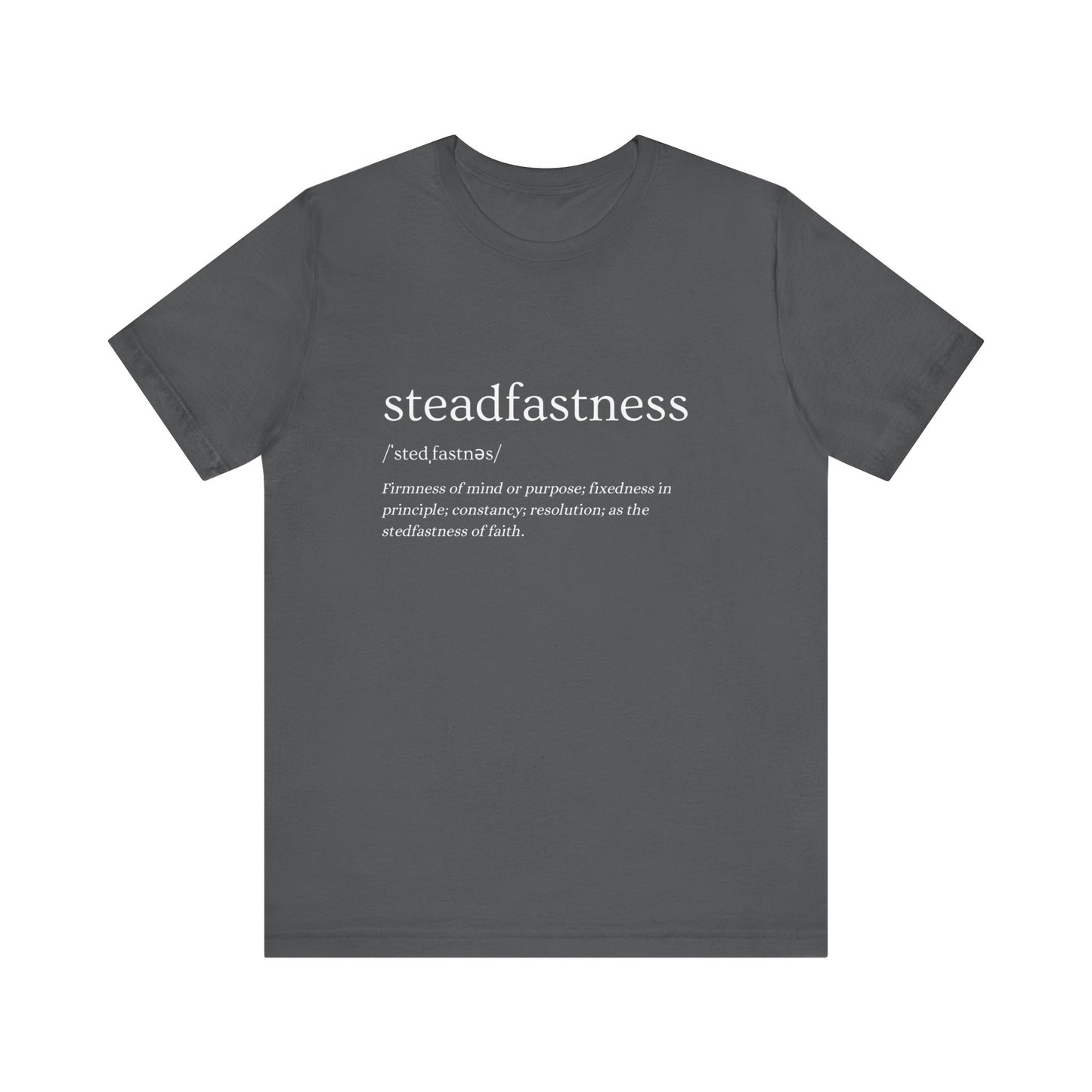 Faith Based Apparel | Steadfastness of Faith Tee - Faith & Familyhood Co.