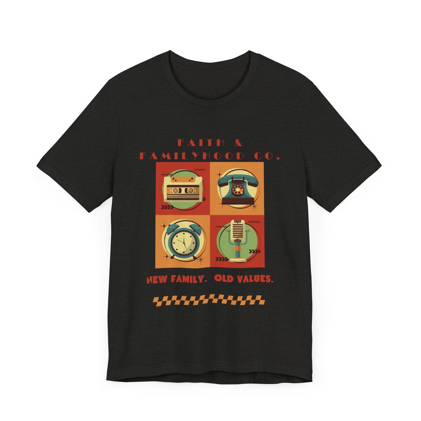 Retro Tech Tee - Nostalgic Style Meets Modern Familyhood