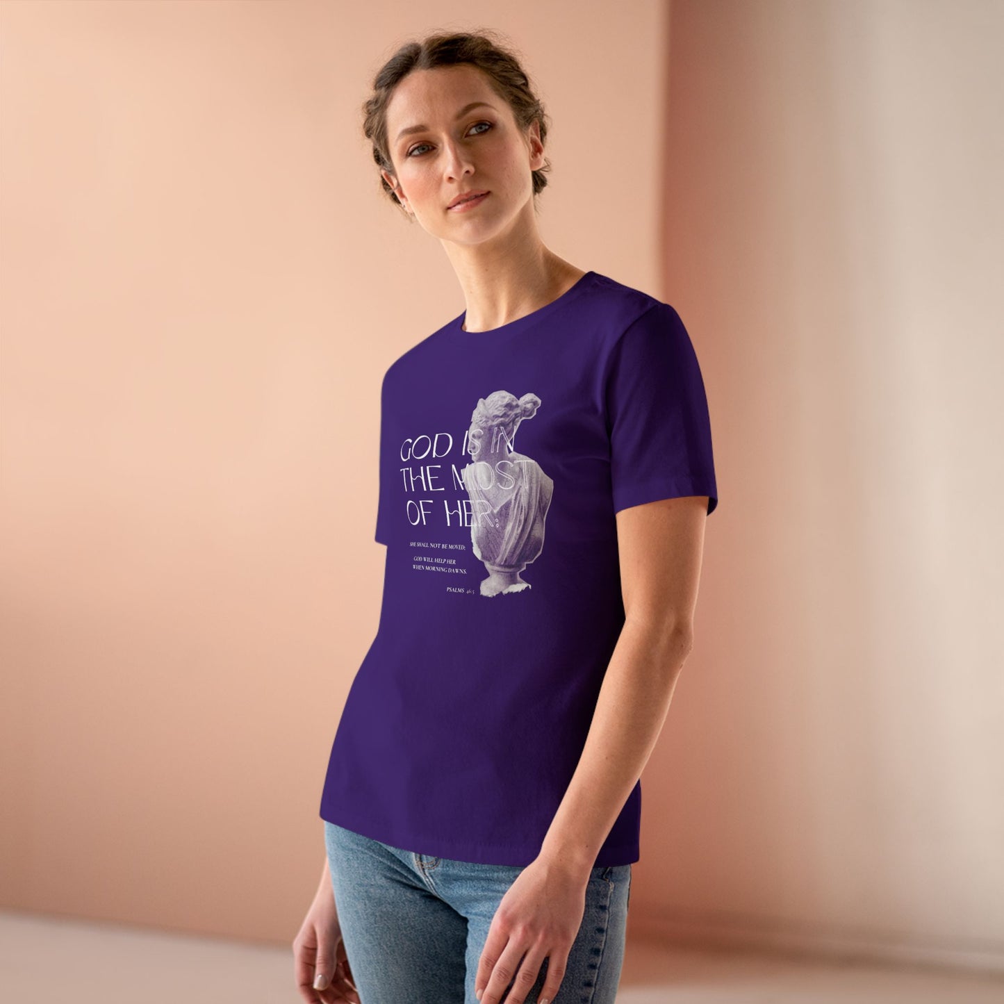 Christian T Shirts for Women | God is in the Midst Women's Tee - Faith and Familyhood Co.