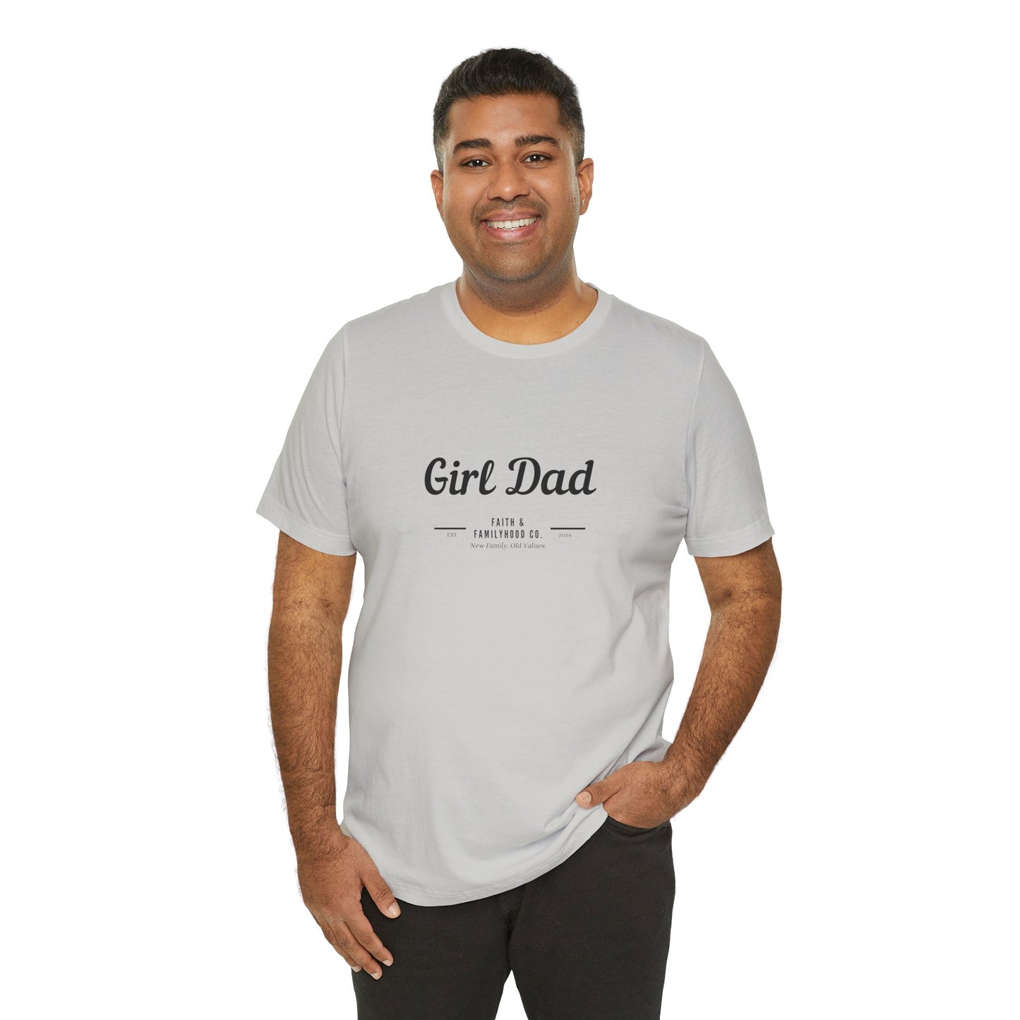 Dad Shirts | Champion of Cherish Tee | Girl Dad Edition - Faith & Familyhood Co.