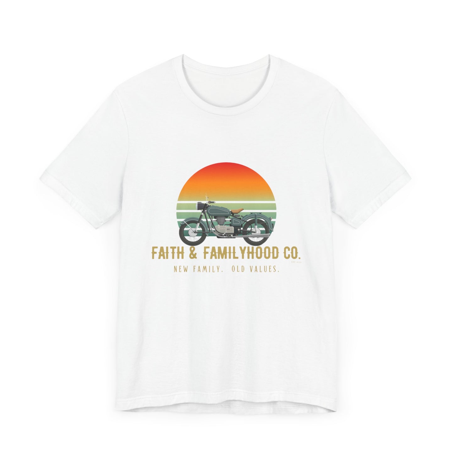 Motorcycle Shirts | Ride the Horizon Tee - Faith & Familyhood Co.