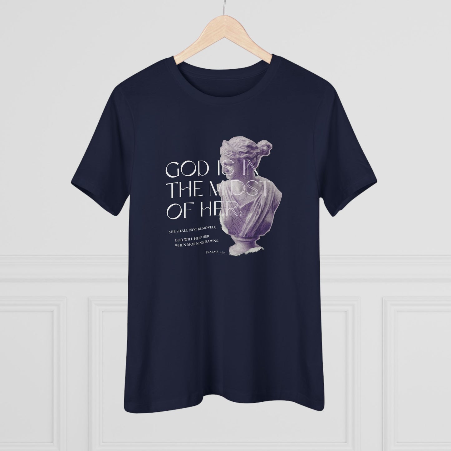 Christian T Shirts for Women | God is in the Midst Women's Tee - Faith and Familyhood Co.