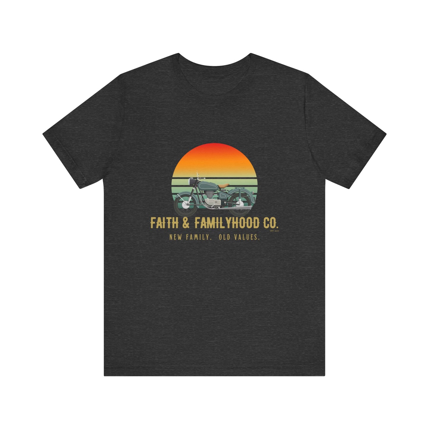 Motorcycle Shirts | Ride the Horizon Tee - Faith & Familyhood Co.