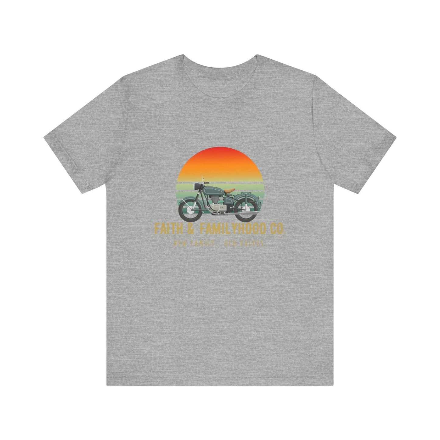 Motorcycle Shirts | Ride the Horizon Tee - Faith & Familyhood Co.