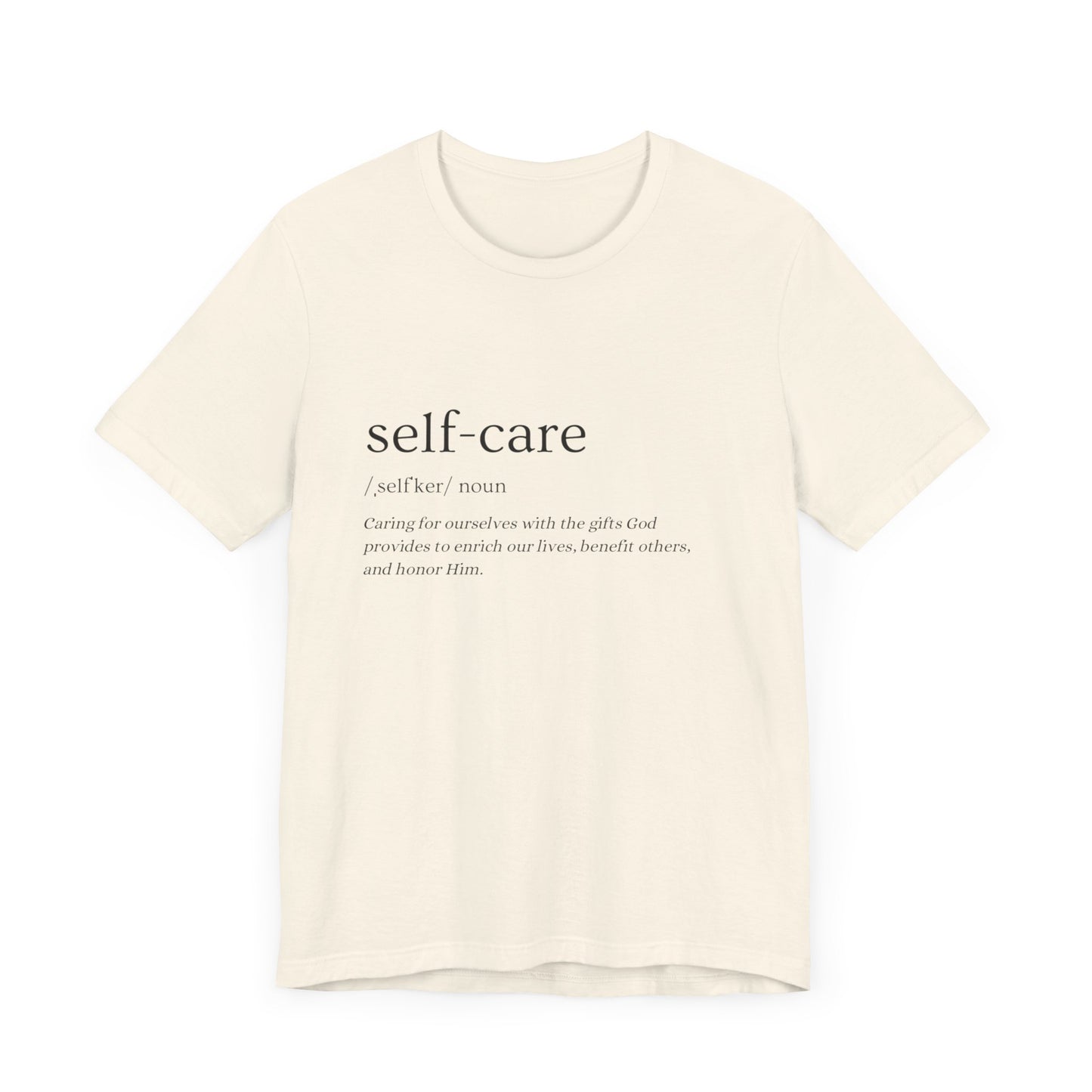 Self-Care Definition Tee