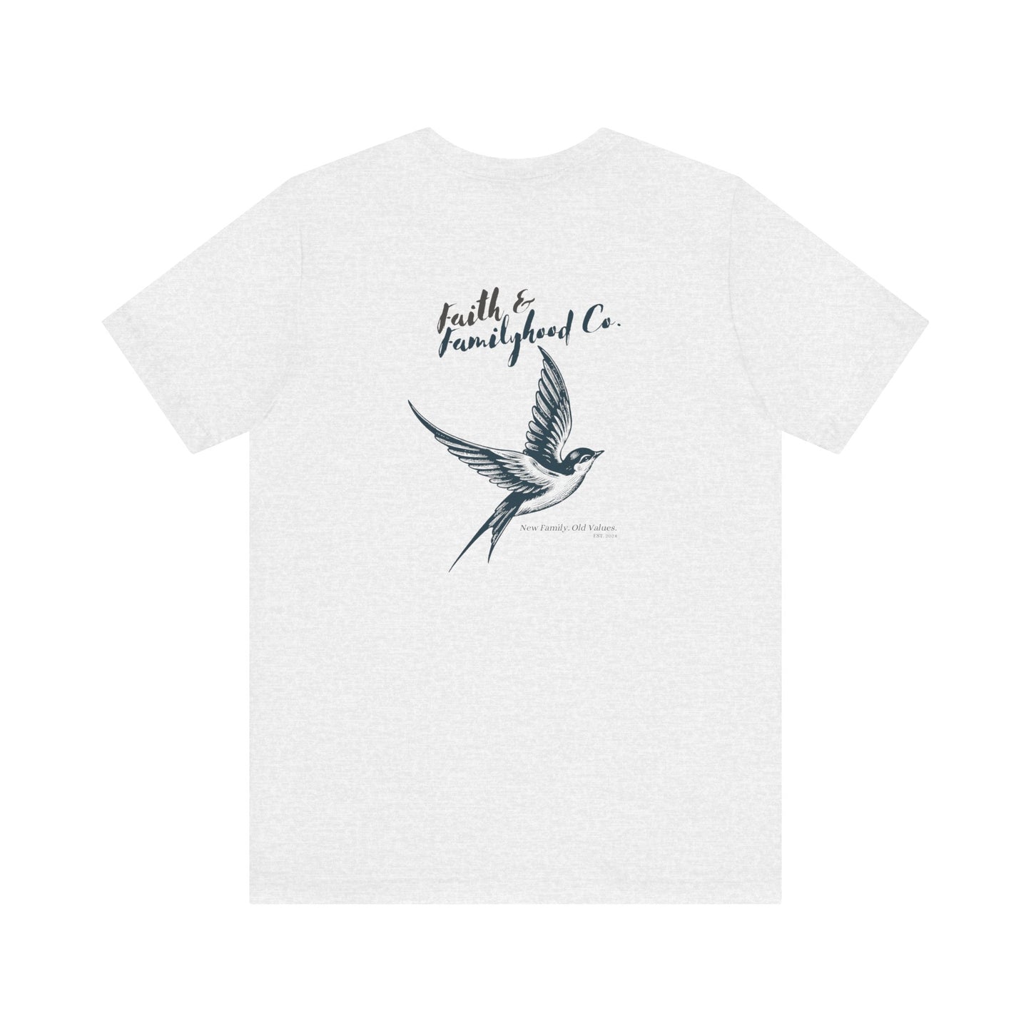 The "Horizon Flight Tee" is a bird t shirt showcasing a bird emblem on the back, perfect for those who appreciate nature-inspired designs.