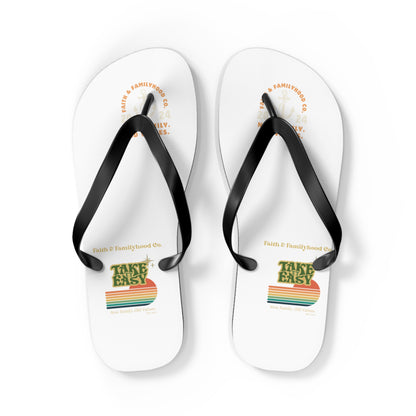 Sunset Stripes Flip Flops