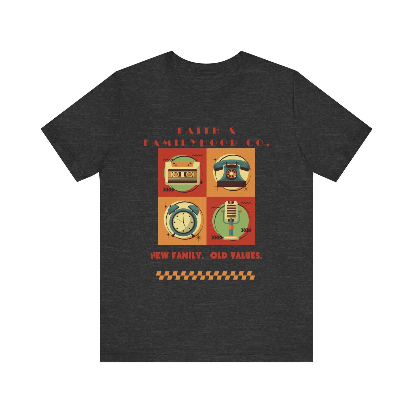 Retro Tech Tee - Nostalgic Style Meets Modern Familyhood