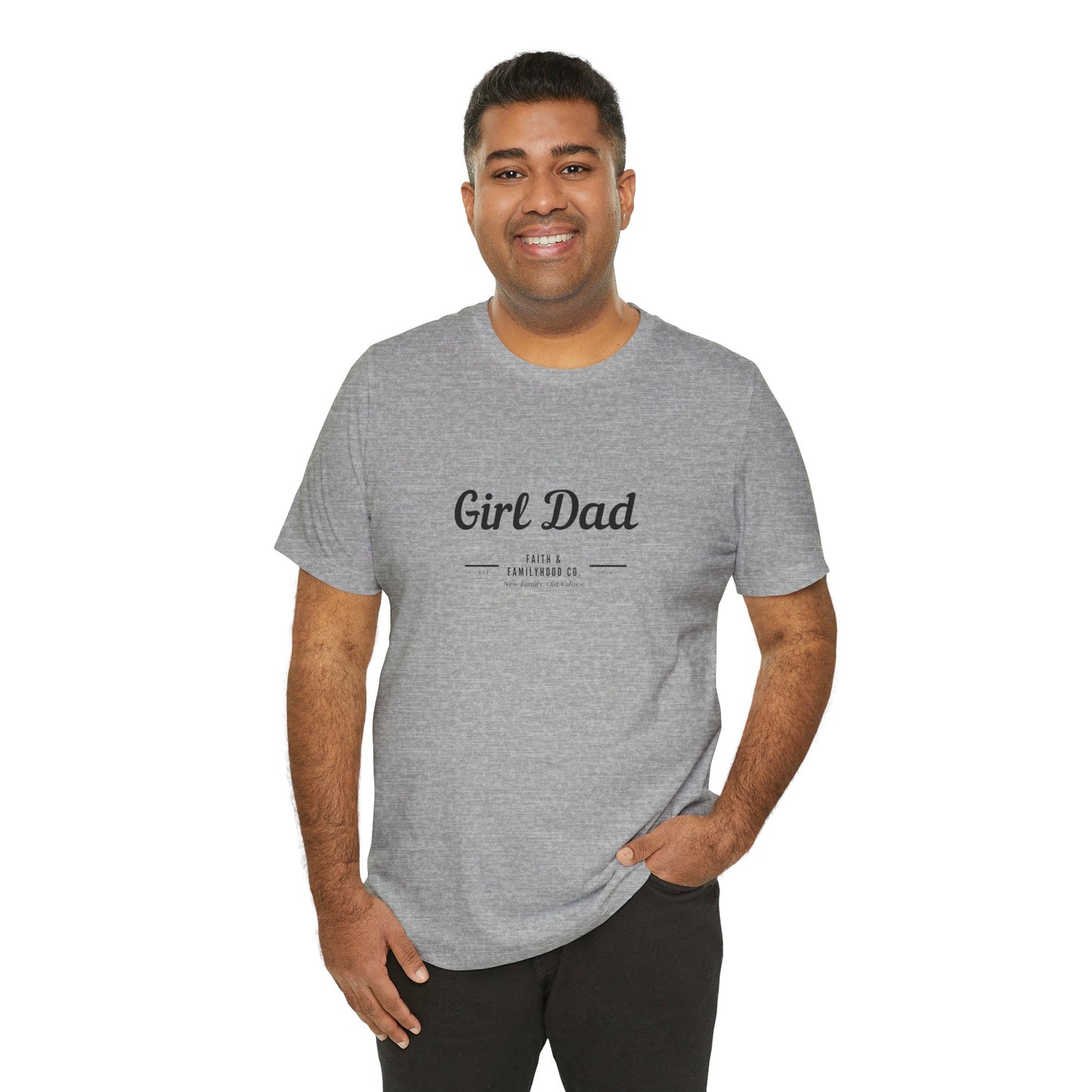 Dad Shirts | Champion of Cherish Tee | Girl Dad Edition - Faith & Familyhood Co.