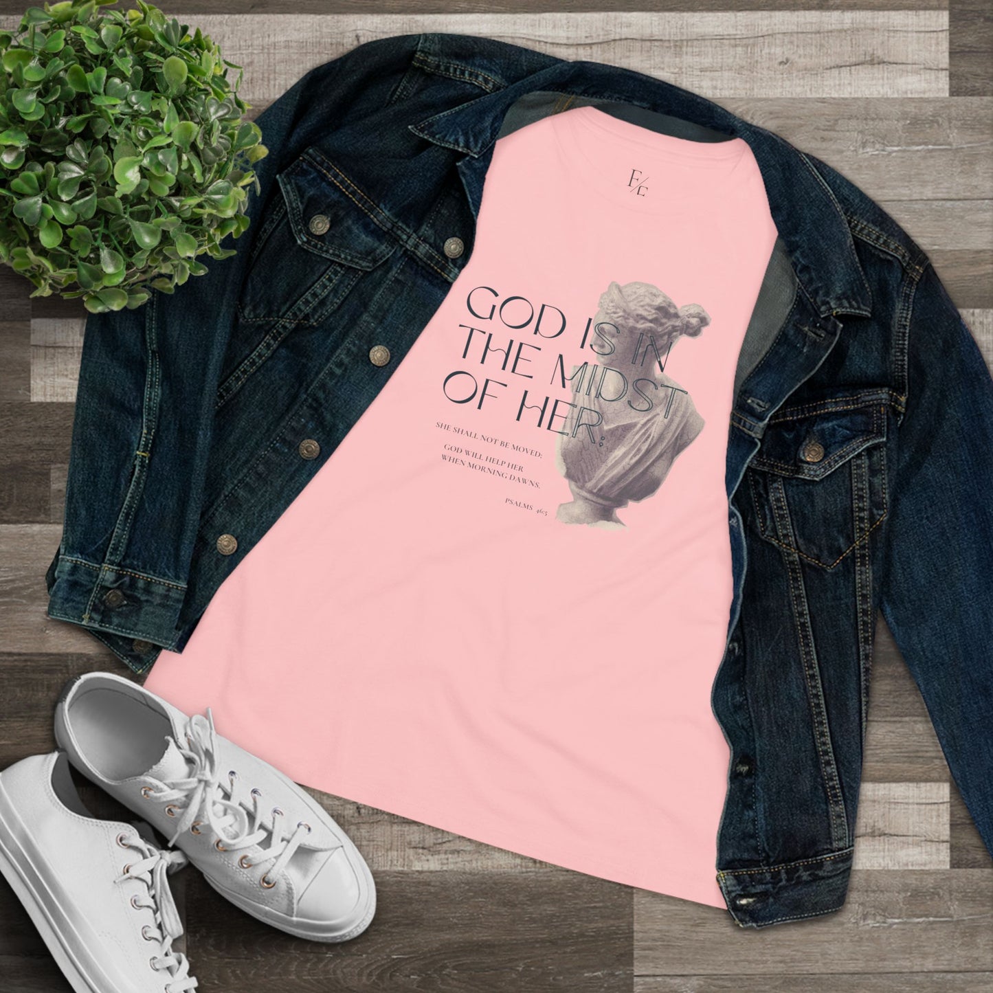 Christian T Shirts for Women | God is in the Midst Women's Tee - Faith and Familyhood Co.