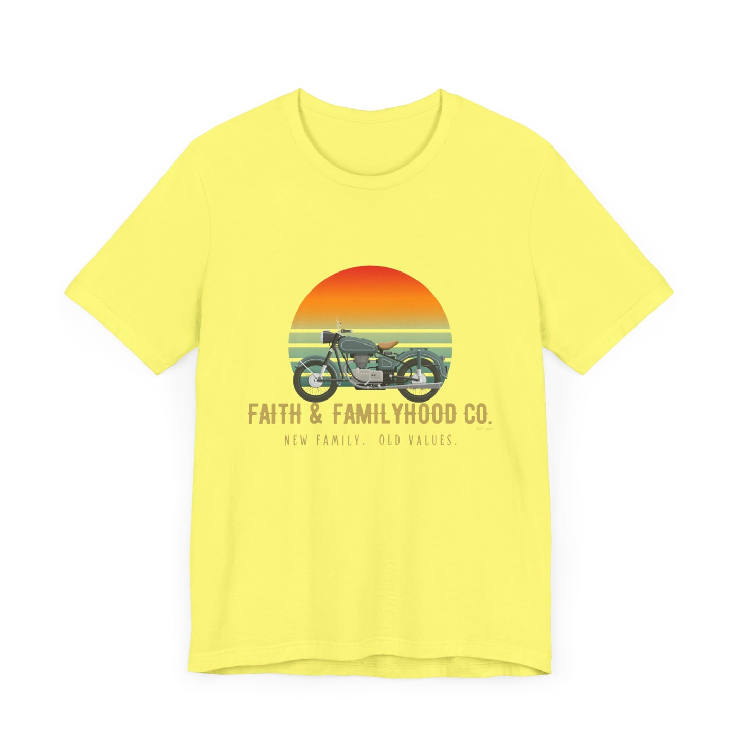 Motorcycle Shirts | Ride the Horizon Tee - Faith & Familyhood Co.