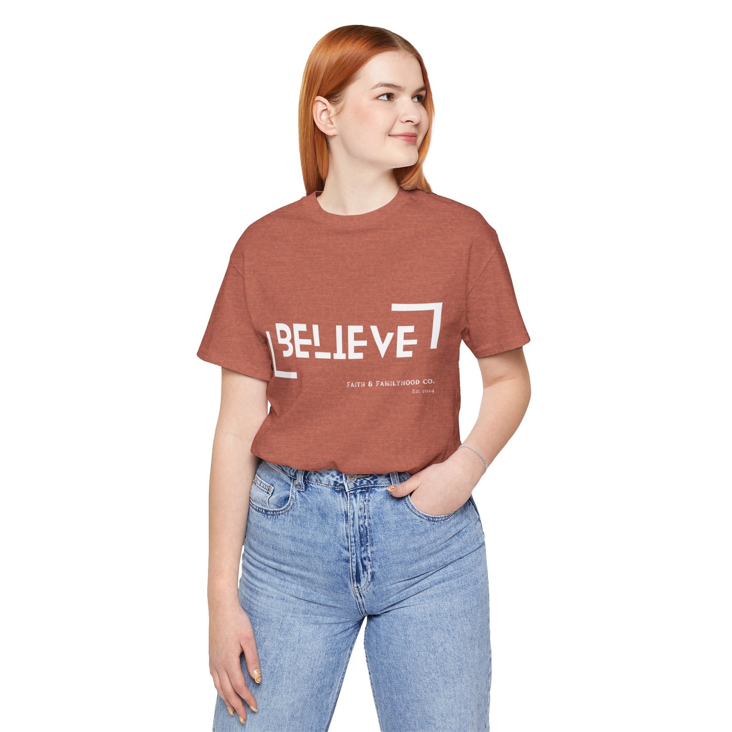 Believe Shirt | Faith in Monochrome Tee - Faith & Familyhood Co.