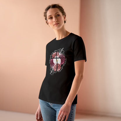 Cross Shirt for Women| Faith Blossoms Tee - Faith & Familyhood Co.