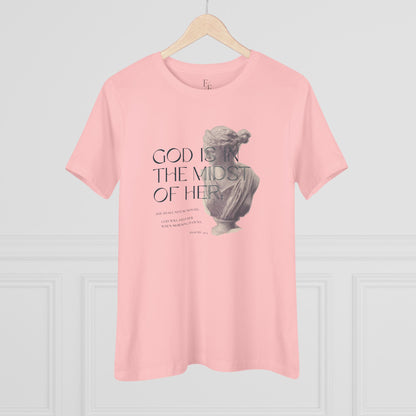 Christian T Shirts for Women | God is in the Midst Women's Tee - Faith and Familyhood Co.