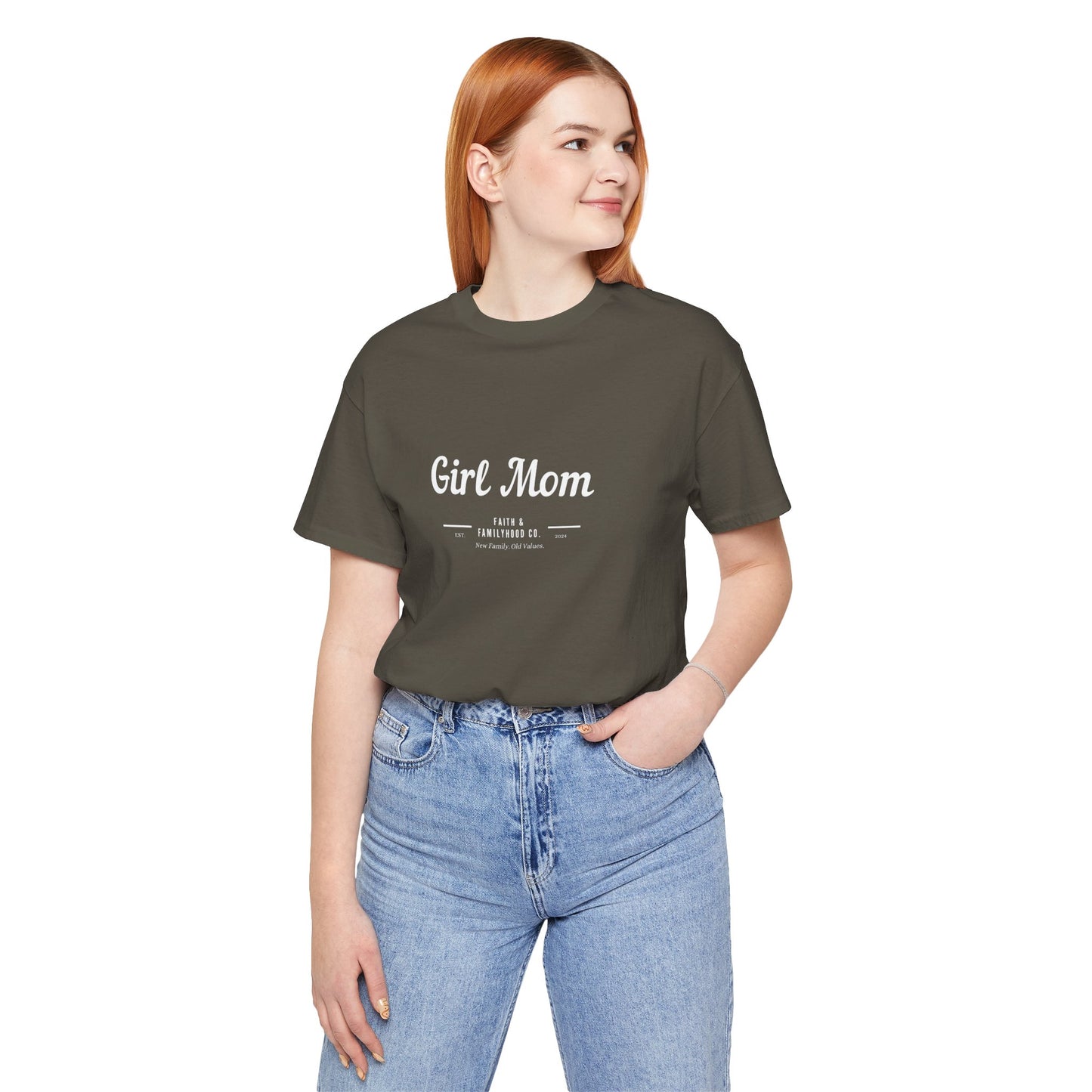 Mom Shirts | Champion of Cherish Tee | Girl Mom Edition - Faith & Familyhood Co.