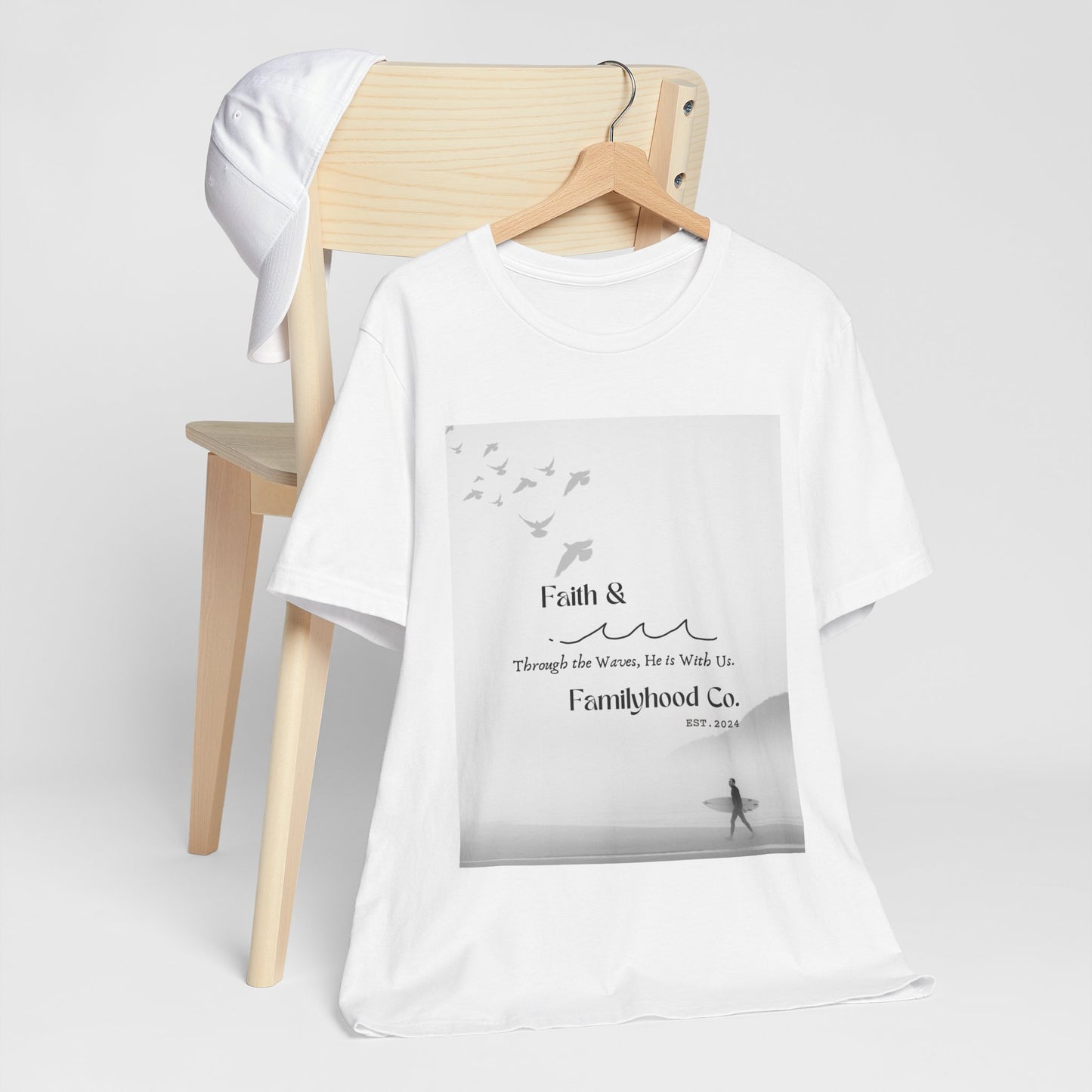 Faith Shirts | Serene Surfer Tee | Embodying Faith - Faith & Familyhood Co.