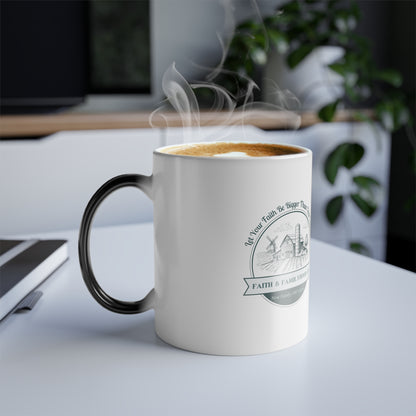 Mountain of Faith Color-Changing Mug - Triumph Over Fear