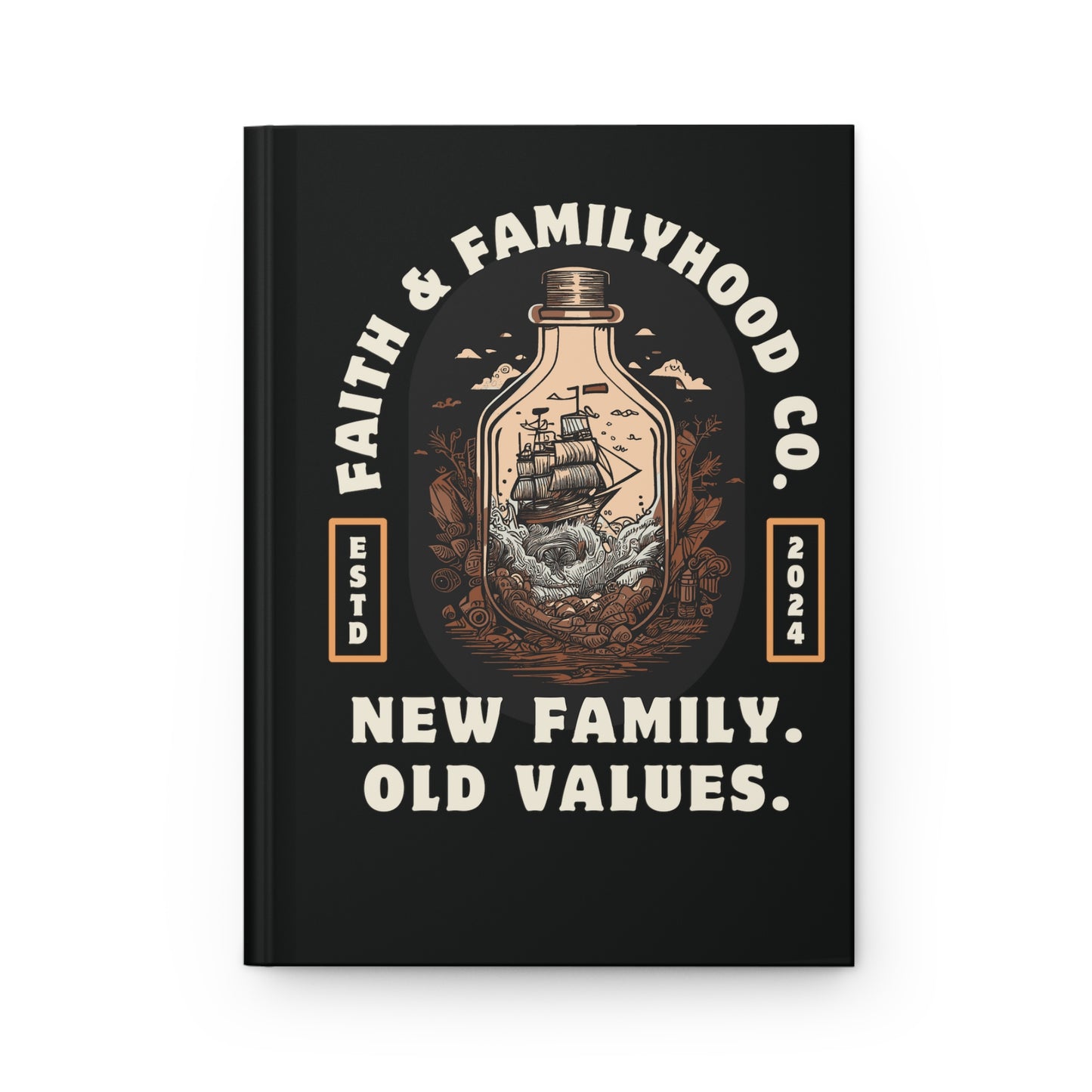 Voyage of Values - Faith & Familyhood Co. Hardcover Journal