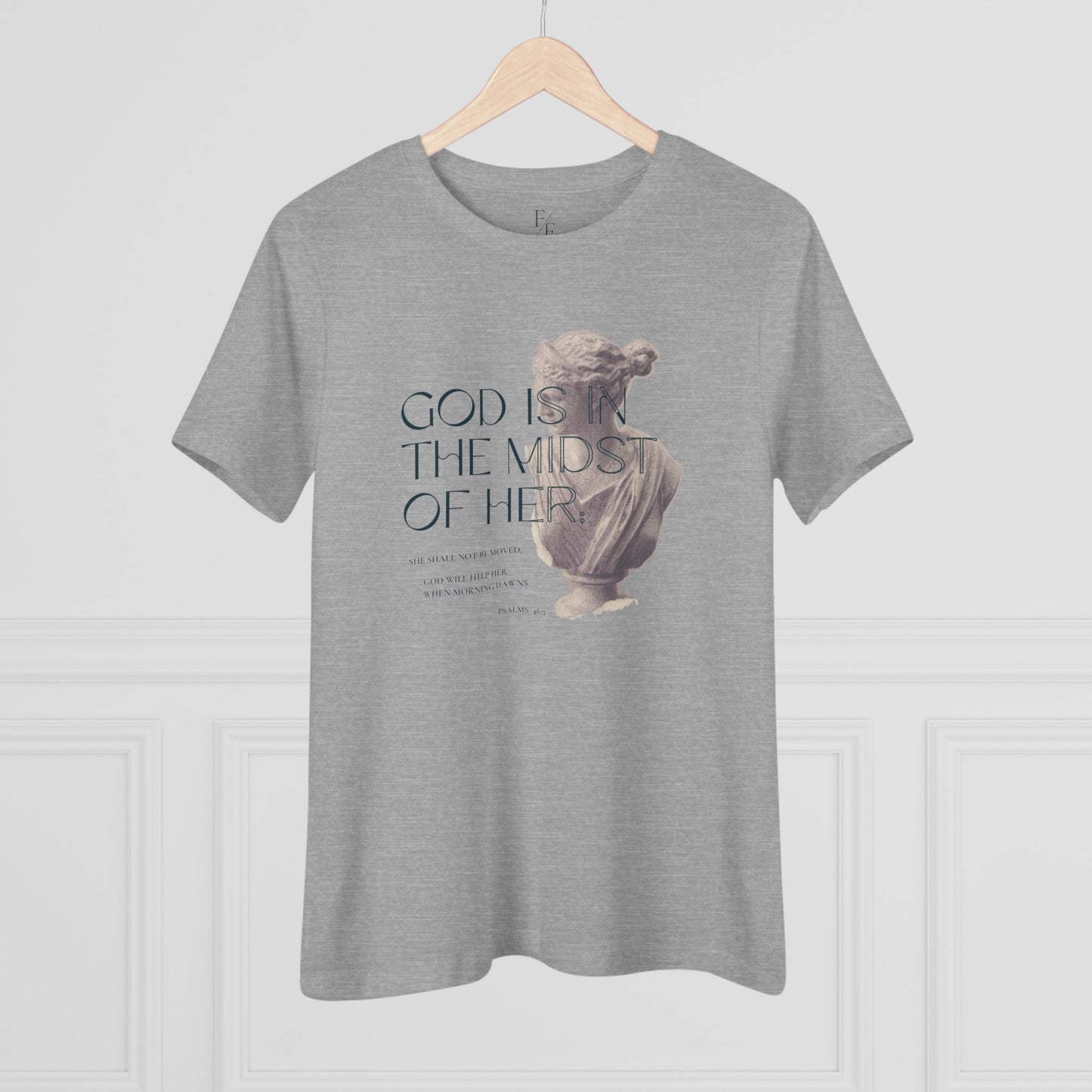 Christian T Shirts for Women | God is in the Midst Women's Tee - Faith and Familyhood Co.