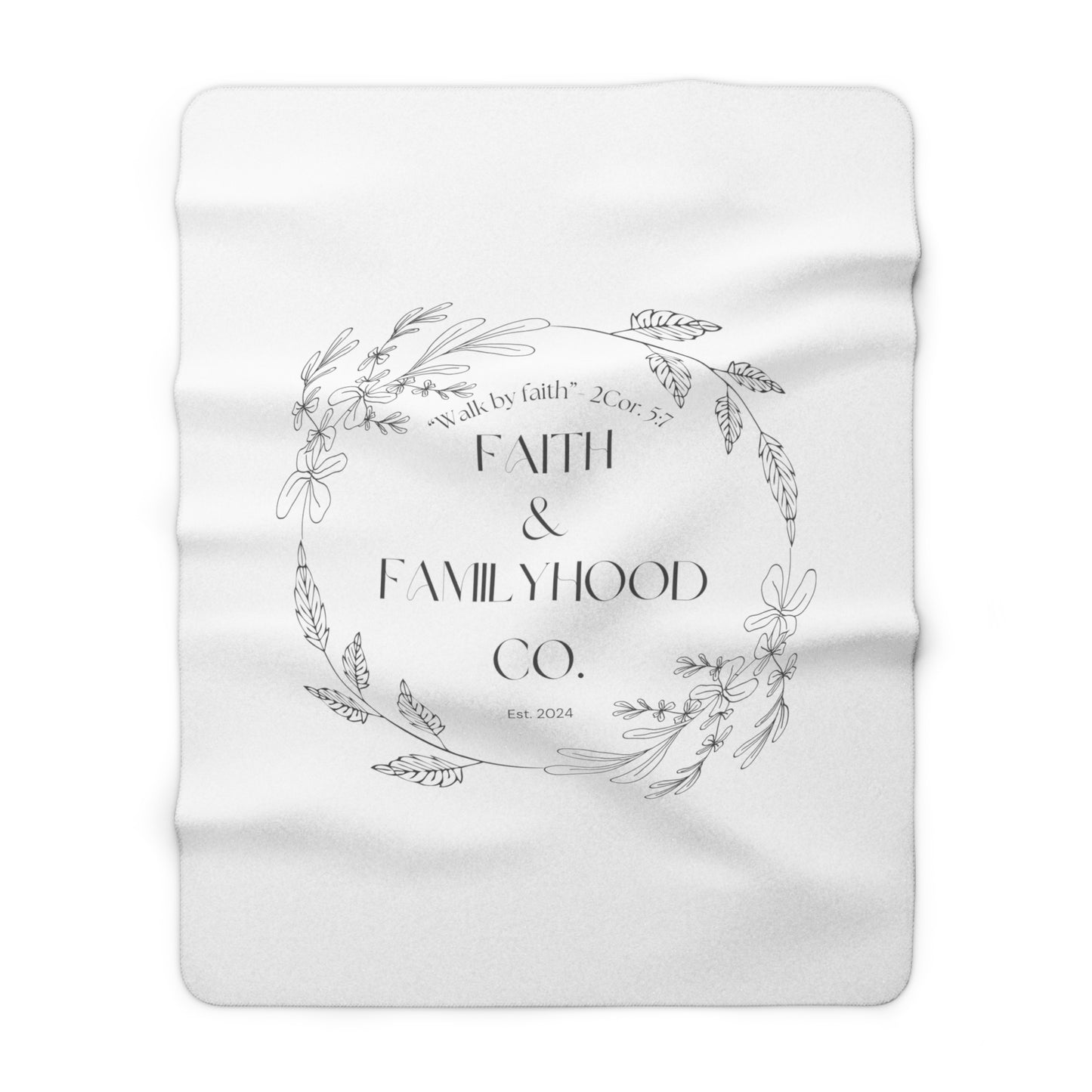 Faithful Embrace Fleece Blanket - Warmth & Devotion