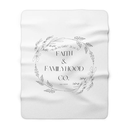 Faithful Embrace Fleece Blanket - Warmth & Devotion