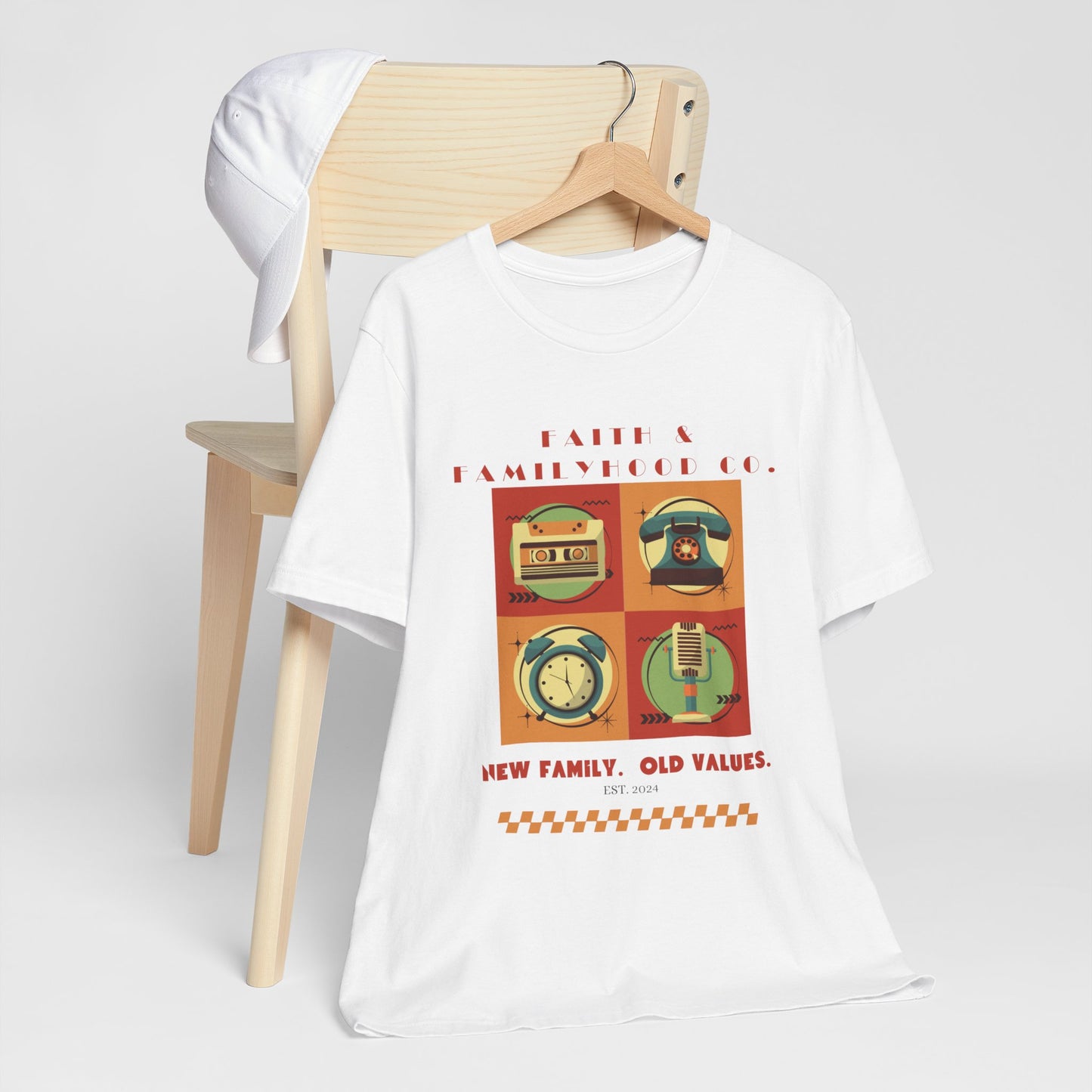 Retro Tech Tee - Nostalgic Style Meets Modern Familyhood