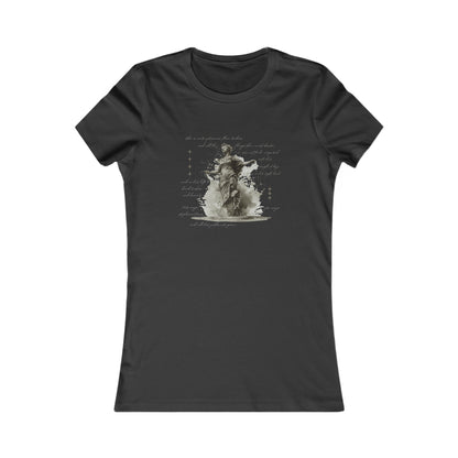 Slim Fit T Shirts Women's | Graceful Strength Women's Tee - Faith and Familyhood Co.