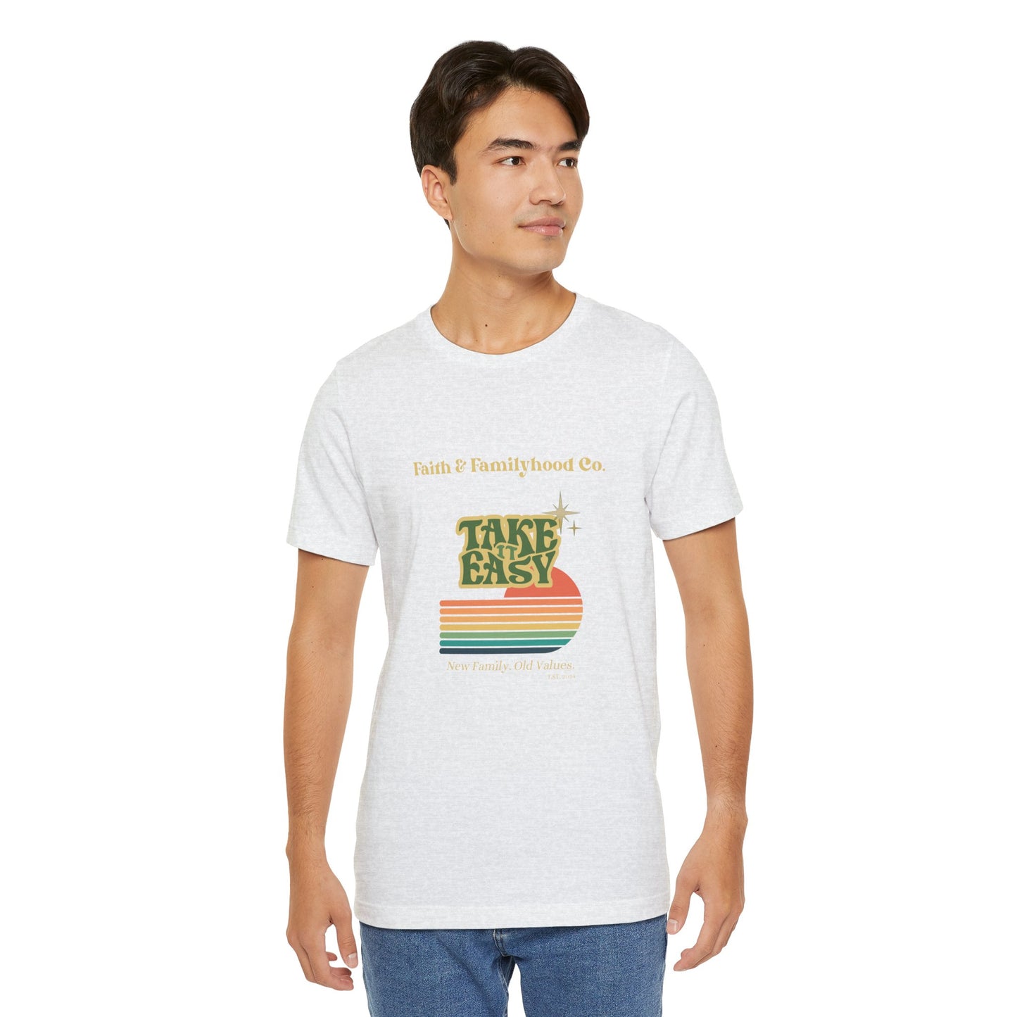 Sunset Stripes Serenity Tee