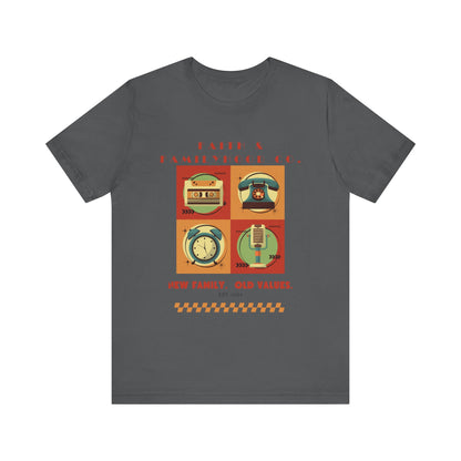 Retro Tech Tee - Nostalgic Style Meets Modern Familyhood