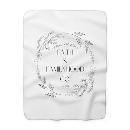 Faithful Embrace Fleece Blanket - Warmth & Devotion