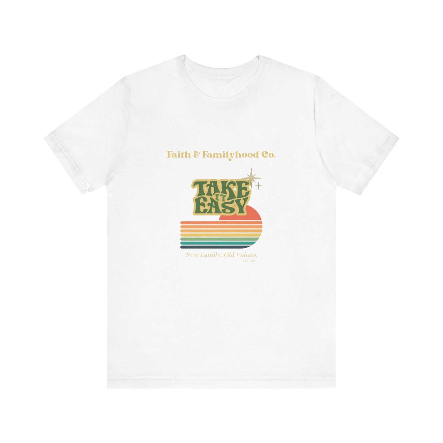 Sunset Stripes Serenity Tee