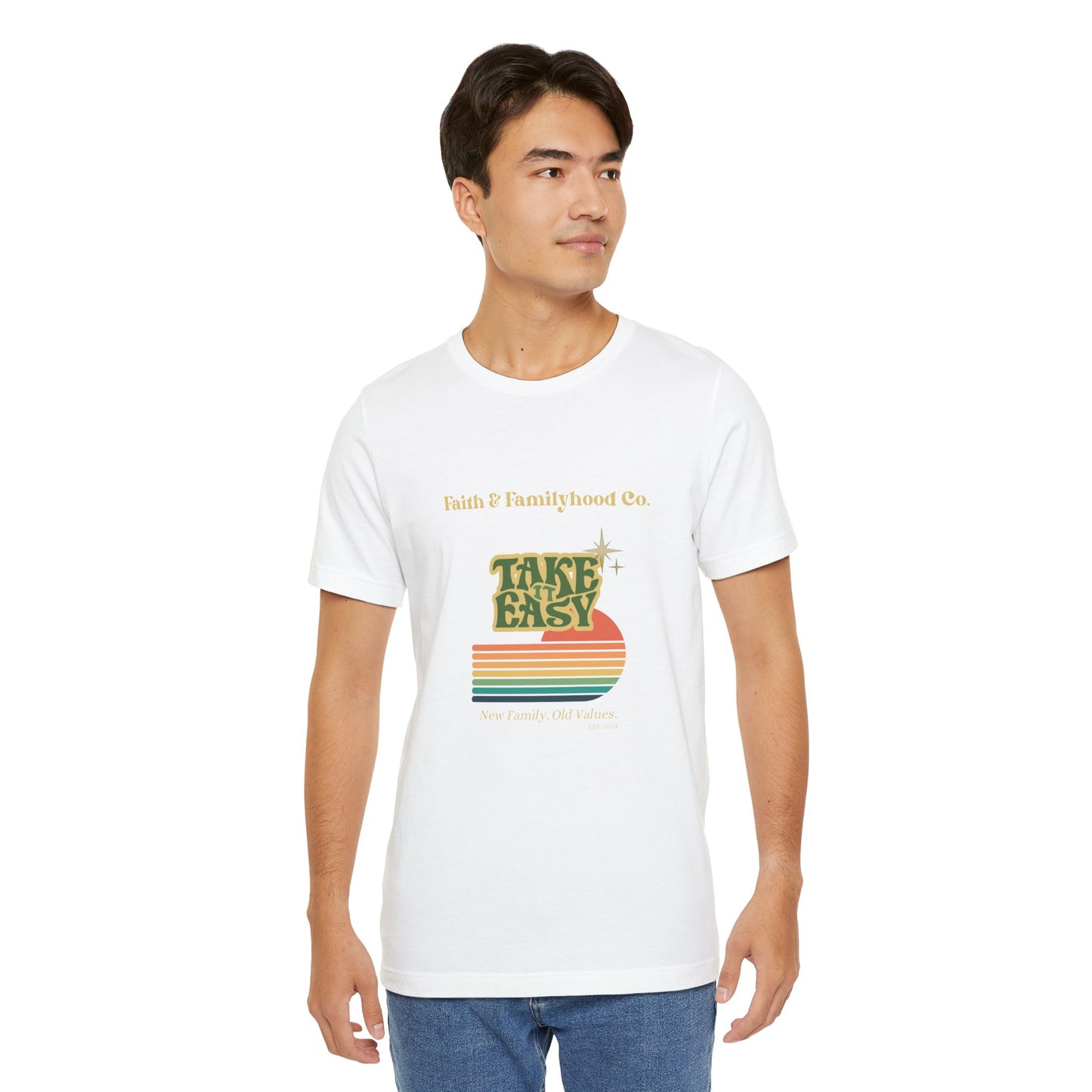 Sunset Stripes Serenity Tee