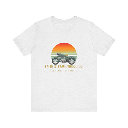 Motorcycle Shirts | Ride the Horizon Tee - Faith & Familyhood Co.