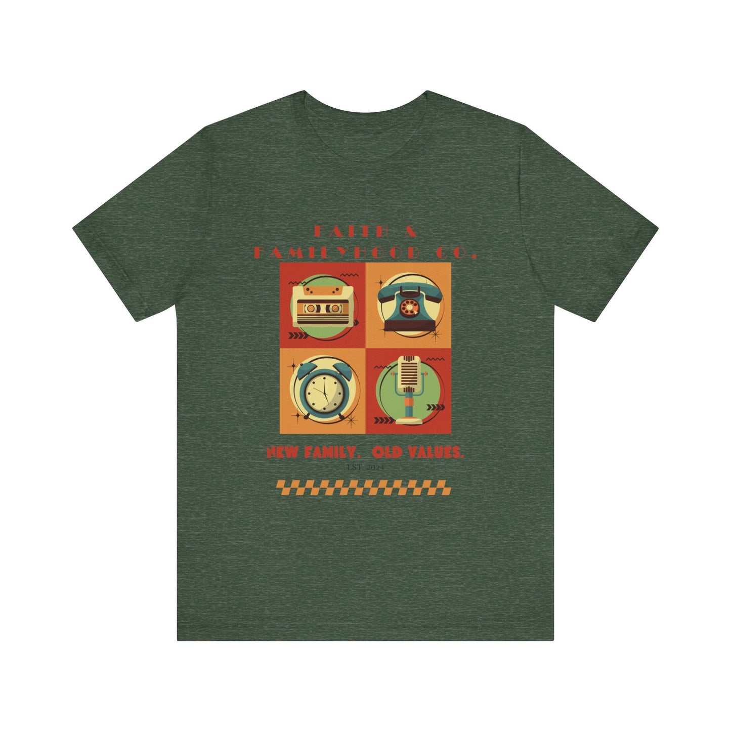 Retro Tech Tee - Nostalgic Style Meets Modern Familyhood