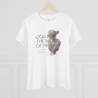 Christian T Shirts for Women | God is in the Midst Women's Tee - Faith and Familyhood Co.