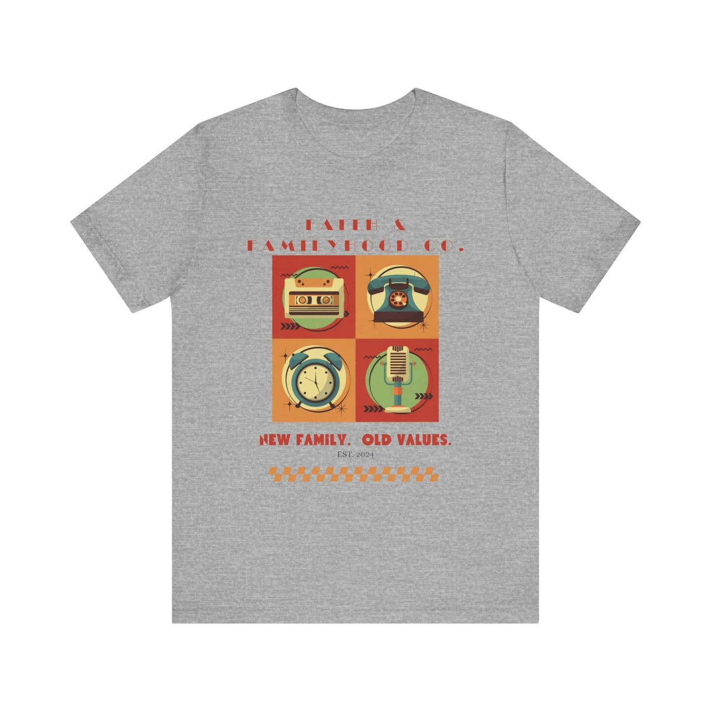 Retro Tech Tee - Nostalgic Style Meets Modern Familyhood